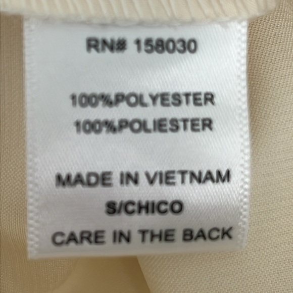 Love Tree Cream Ivory Satin Cargo Pants High Waist Relaxed Fit Pockets Silky Sm - Picture 11 of 11